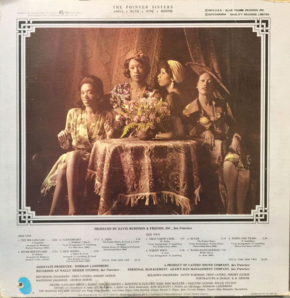 The Pointer Sisters - The Pointer Sisters Vinyl Record