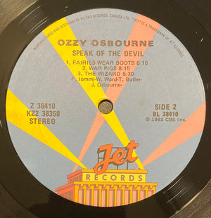 Ozzy Osbourne - Speak Of The Devil Vinyl Record