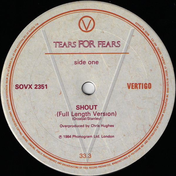 Tears For Fears - Shout