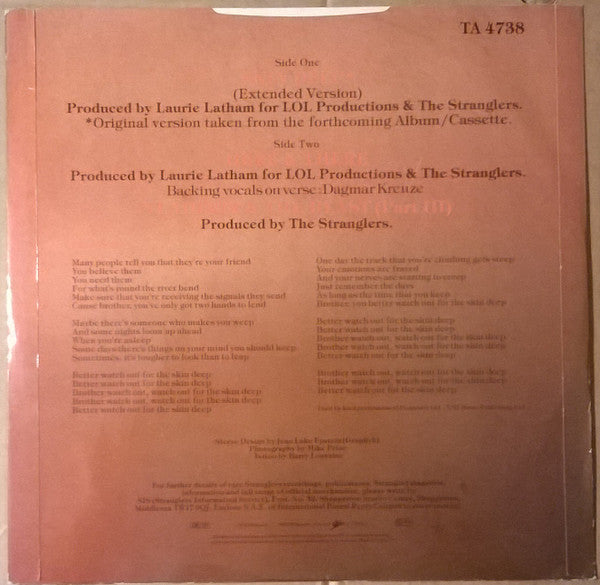 Stranglers, The - Skin Deep - 1984