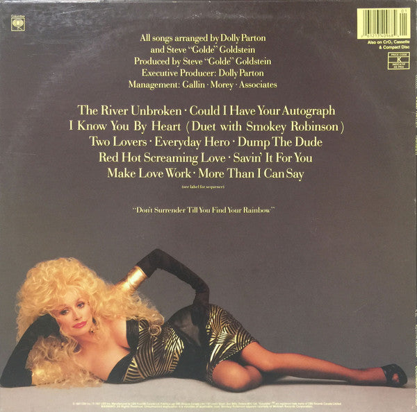 Dolly Parton - Rainbow Vinyl Record