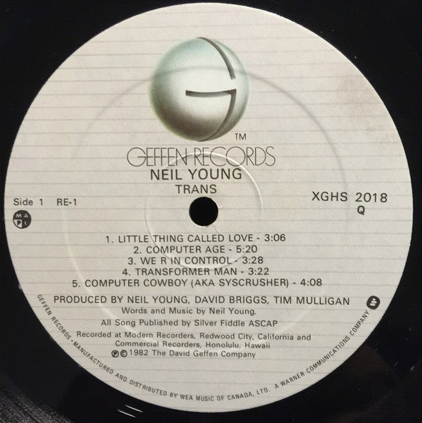 Neil Young - Trans - 1982