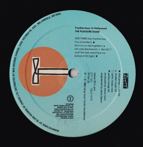 Frankie Goes To Hollywood - Welcome To The Pleasuredome - 1984