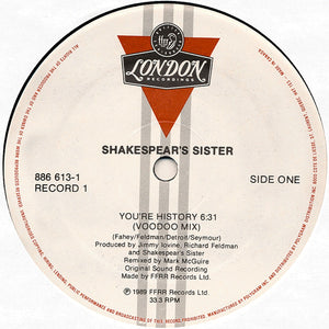 Shakespear's Sister - You're History - 1989