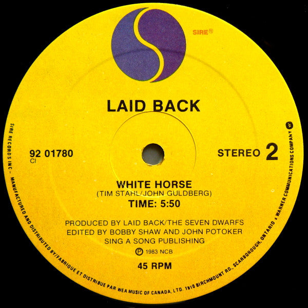 Laid Back - Sunshine Reggae - 1983