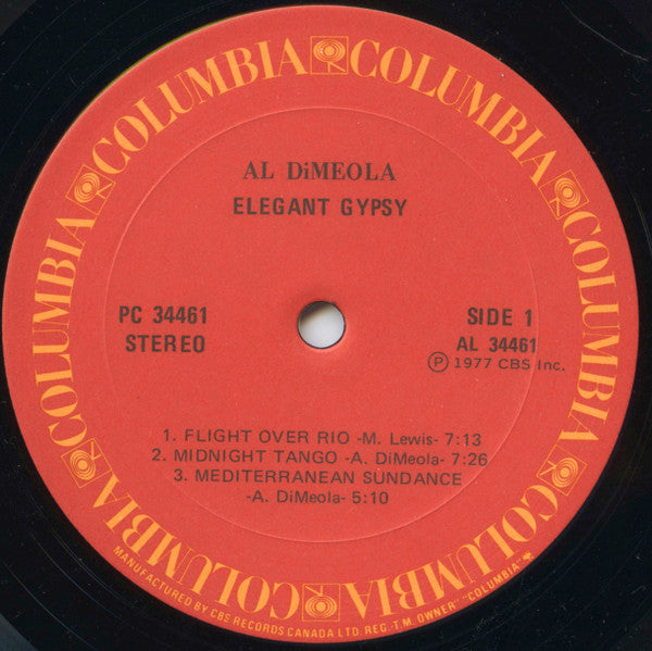 Al Di Meola - Elegant Gypsy - 1977