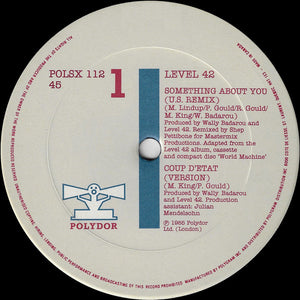 Level 42 - Something About You