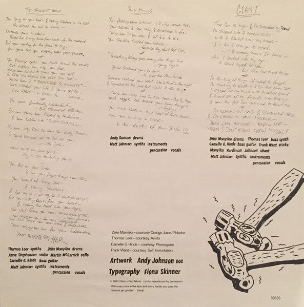 The, The - Soul Mining - 1983