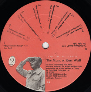 Various - Lost In The Stars (The Music Of Kurt Weill) - 1985