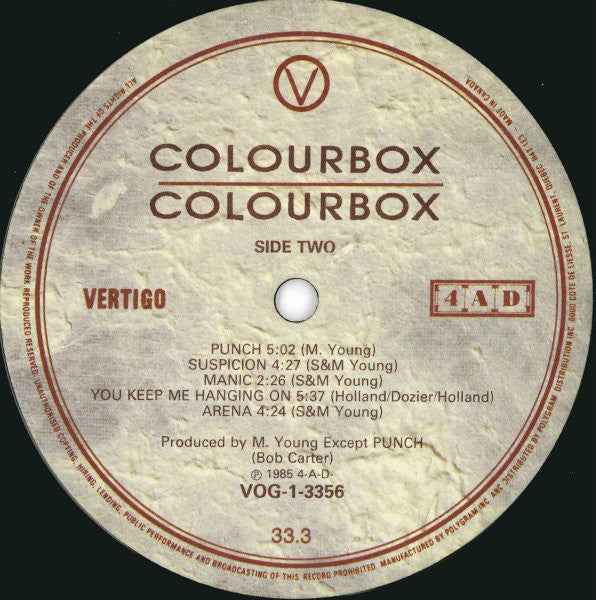 Colourbox - Colourbox - 1985