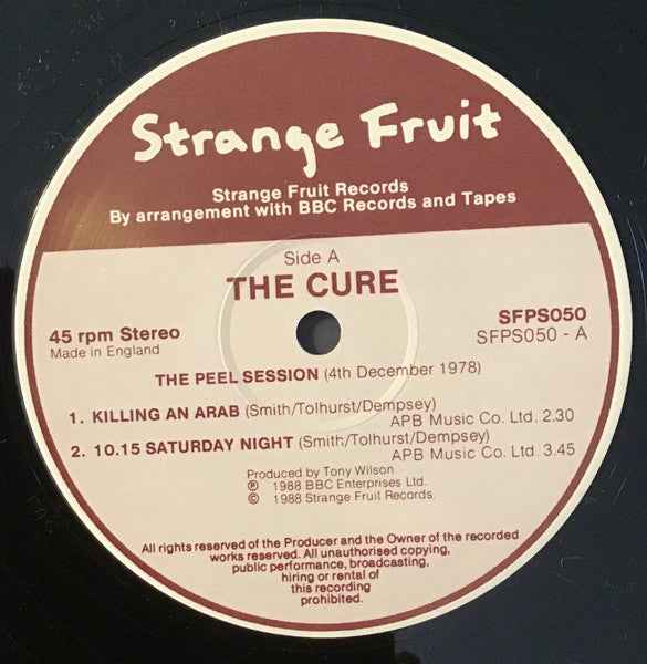 Cure, The - The Peel Sessions - 1988