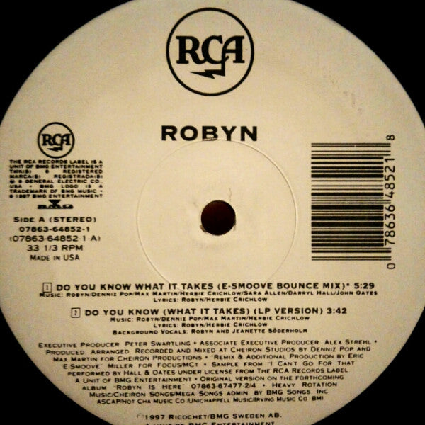 Robyn - Do You Know (What It Takes) - 1997