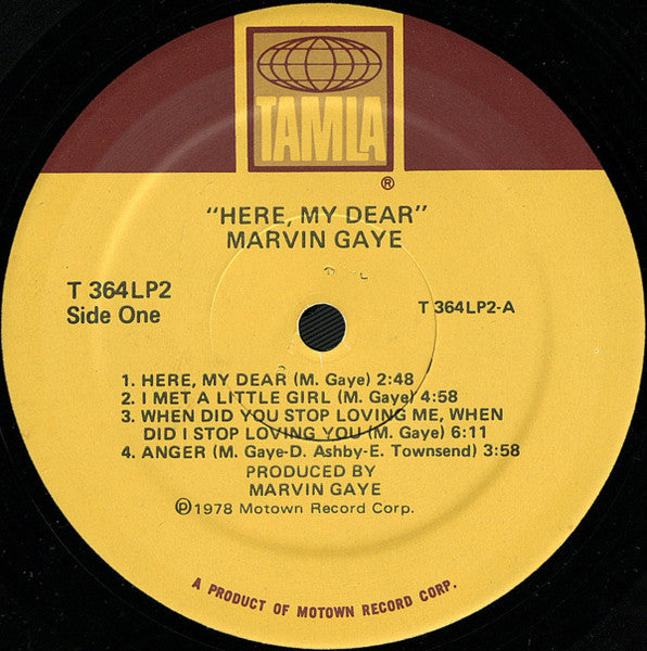 Marvin Gaye - "Here, My Dear." - 1978