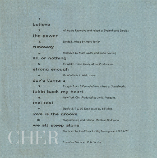 Cher - Believe (CD) - 1998