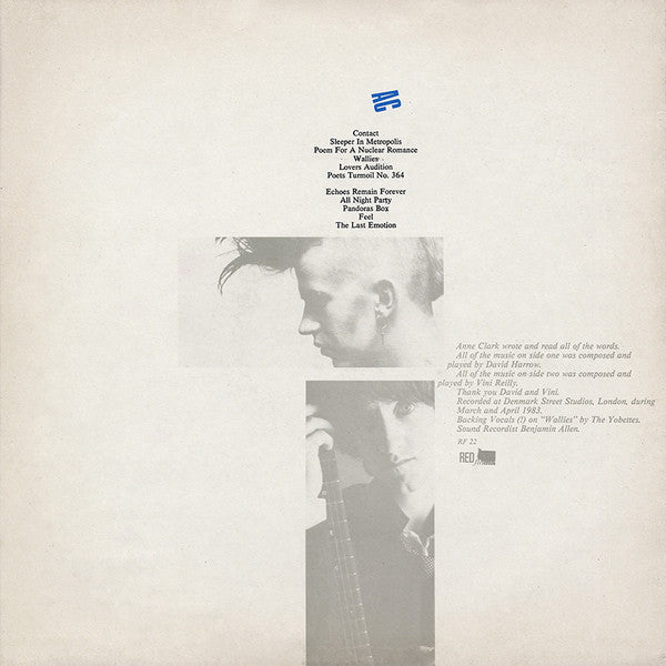 Anne Clark - Changing Places - 1983