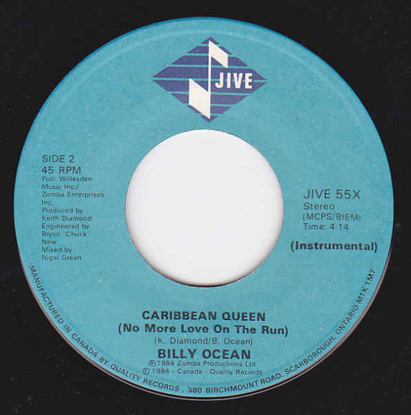 Billy Ocean - Caribbean Queen (No More Love On The Run) - 1984