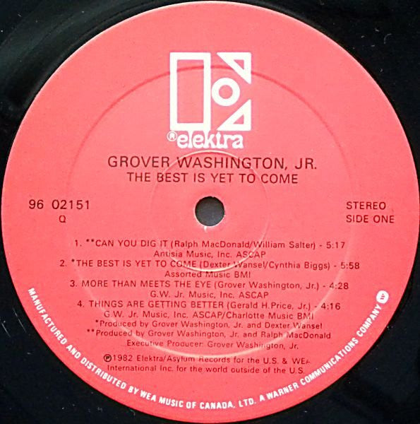 Grover Washington, Jr. - The Best Is Yet To Come