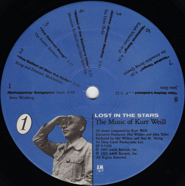 Various - Lost In The Stars (The Music Of Kurt Weill) - 1985