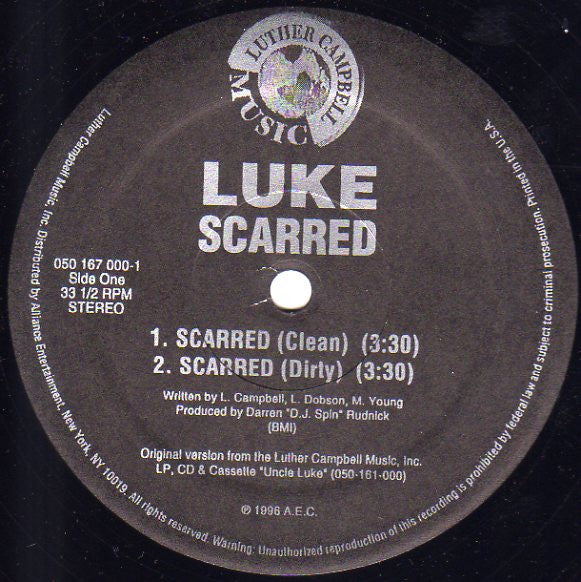 Luke - Scarred Vinyl Record