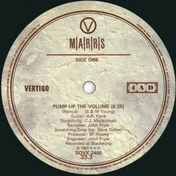 M|A|R|R|S - Pump Up The Volume