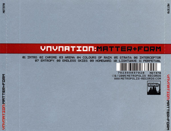 VNV Nation - Matter+Form (CD) - 2005