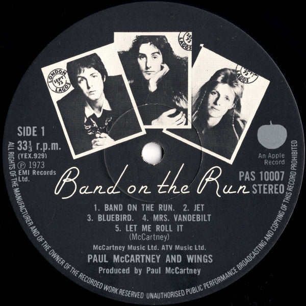 Wings - Band On The Run - 1973