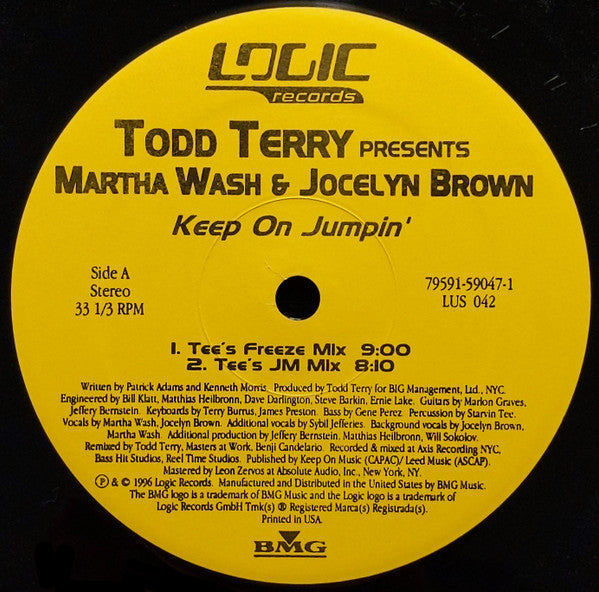 Todd Terry - Keep On Jumpin'