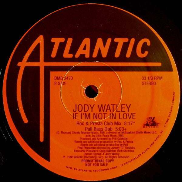 Jody Watley - If I'm Not In Love