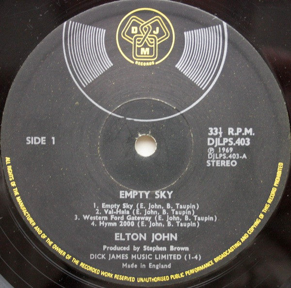 Elton John - Empty Sky