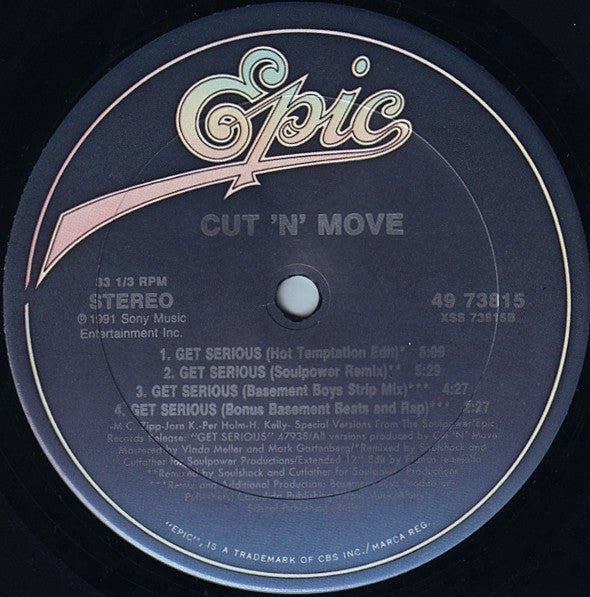 Cut 'N' Move - Get Serious - 1991