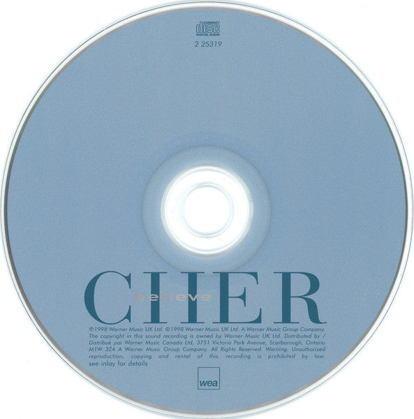 Cher - Believe (CD) - 1998