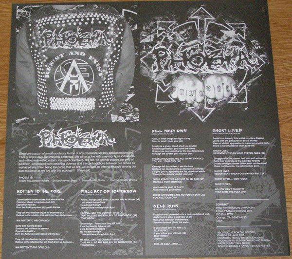 Phobia (6) - Phobia / Resist And Exist