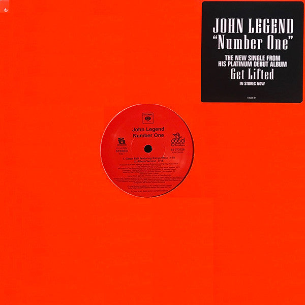 John Legend - Number One Vinyl Record