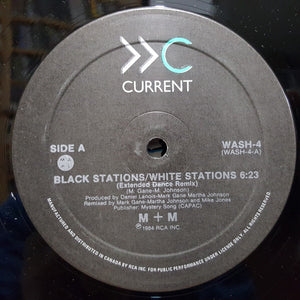 M + M - Black Stations / White Stations (Extended Dance Version) - 1984