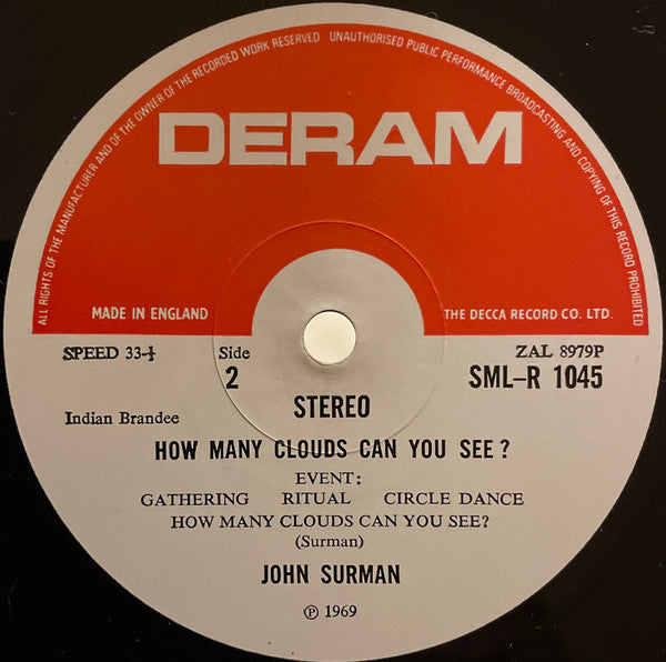 John Surman - How Many Clouds Can You See?