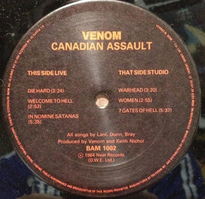 Venom - Canadian Assault - 1985