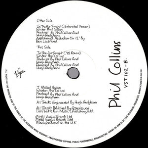 Phil Collins - In The Air Tonight (88' Remix) And (Extended Version) - 1988