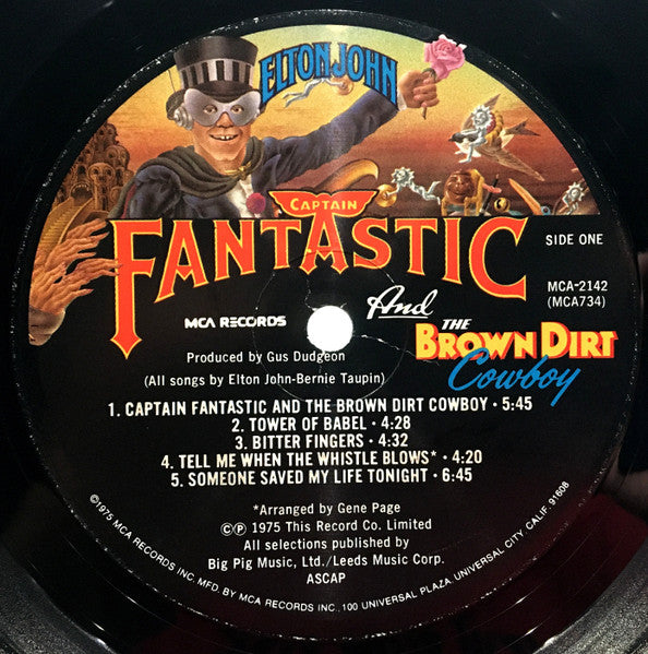 Elton John - Captain Fantastic And The Brown Dirt Cowboy - 1975