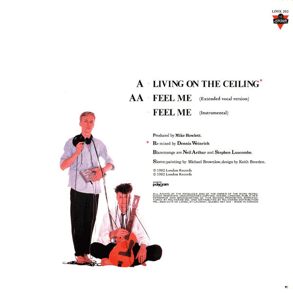 Blancmange - Living On The Ceiling / Feel Me - 1982