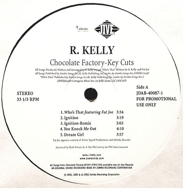 R. Kelly - Chocolate Factory - Key Cuts