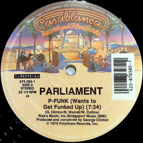 Parliament - Flash Light / P-Funk (Wants To Get Funked Up) - 1989