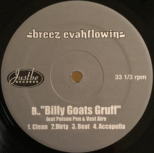 Breez Evahflowin' - Give It Away / Billy Goats Gruff Vinyl Record