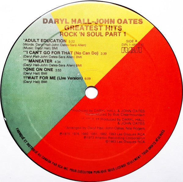 Daryl Hall & John Oates - Greatest Hits (Rock 'N Soul Part 1)