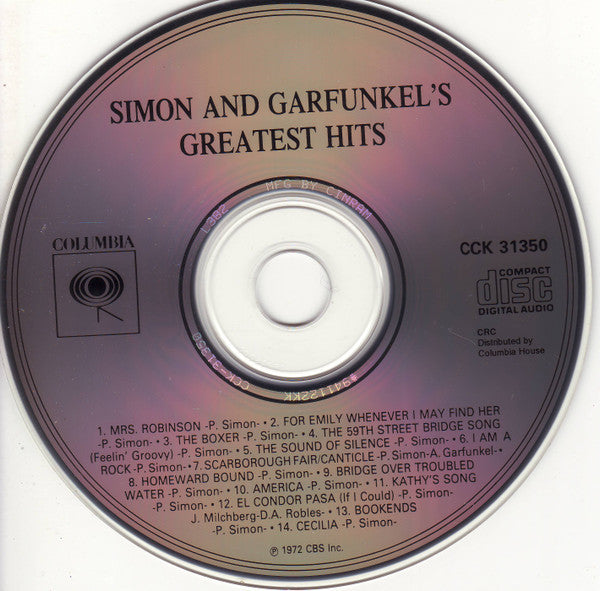 Simon & Garfunkel - Simon And Garfunkel's Greatest Hits (CD) -