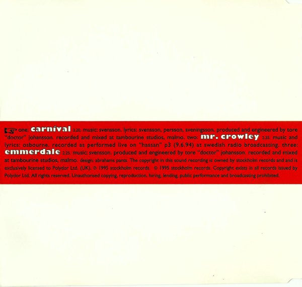 Cardigans, The - Carnival (CD) - 1995
