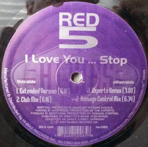 Red 5 - I Love You ... Stop!