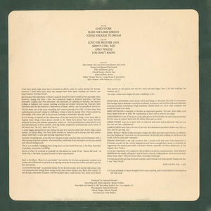 John Handy - Hard Work - 1976
