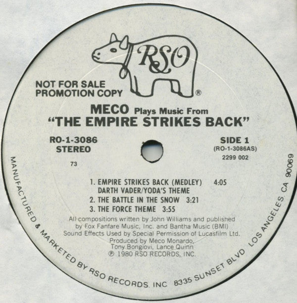Meco Monardo - Plays Music From 'The Empire Strikes Back' - 1980