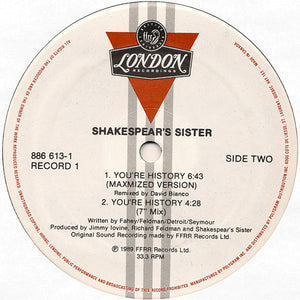 Shakespear's Sister - You're History - 1989