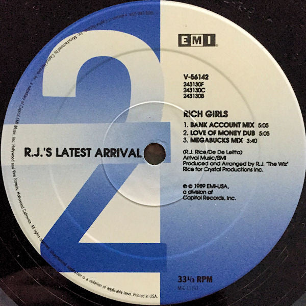 R.J.'s Latest Arrival - Rich Girls
